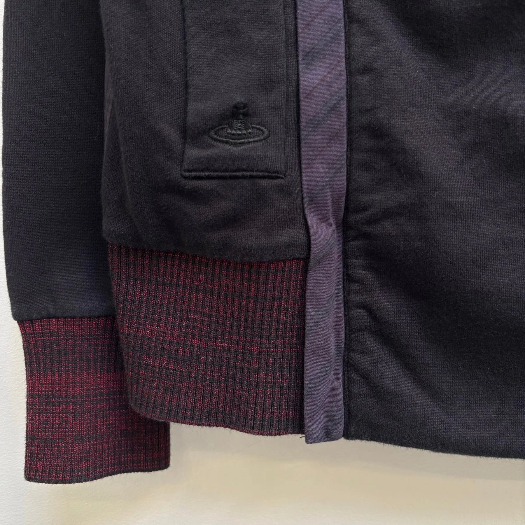 Vivienne Westwood Double Zipper Split Collar Sweater - Image 4