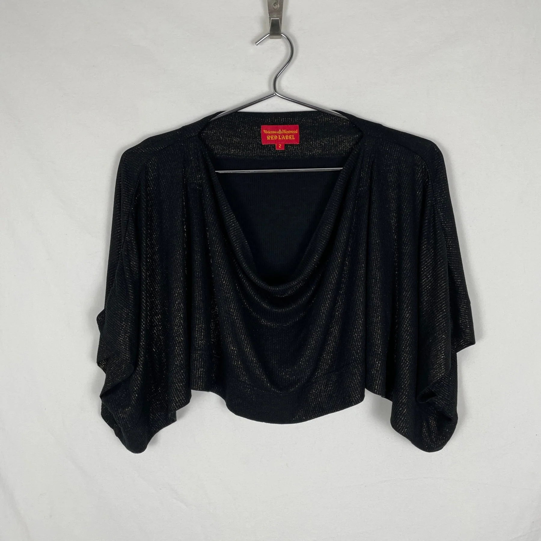 Vivienne Westwood Red Label Glitter Poncho