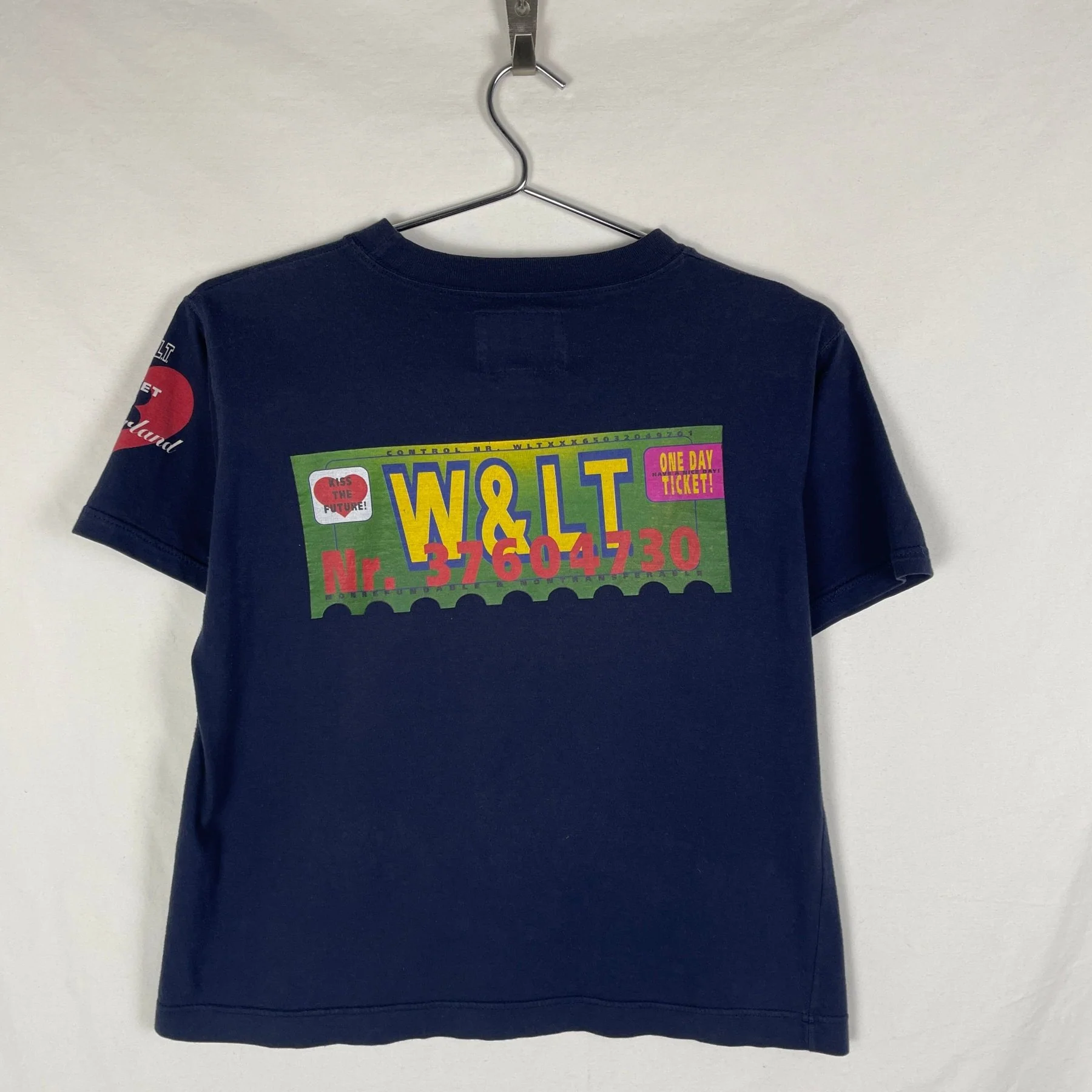 00s Walter Van Beirendonck Wild & Lethal Trash Stamp Print T-shirt - Image 2