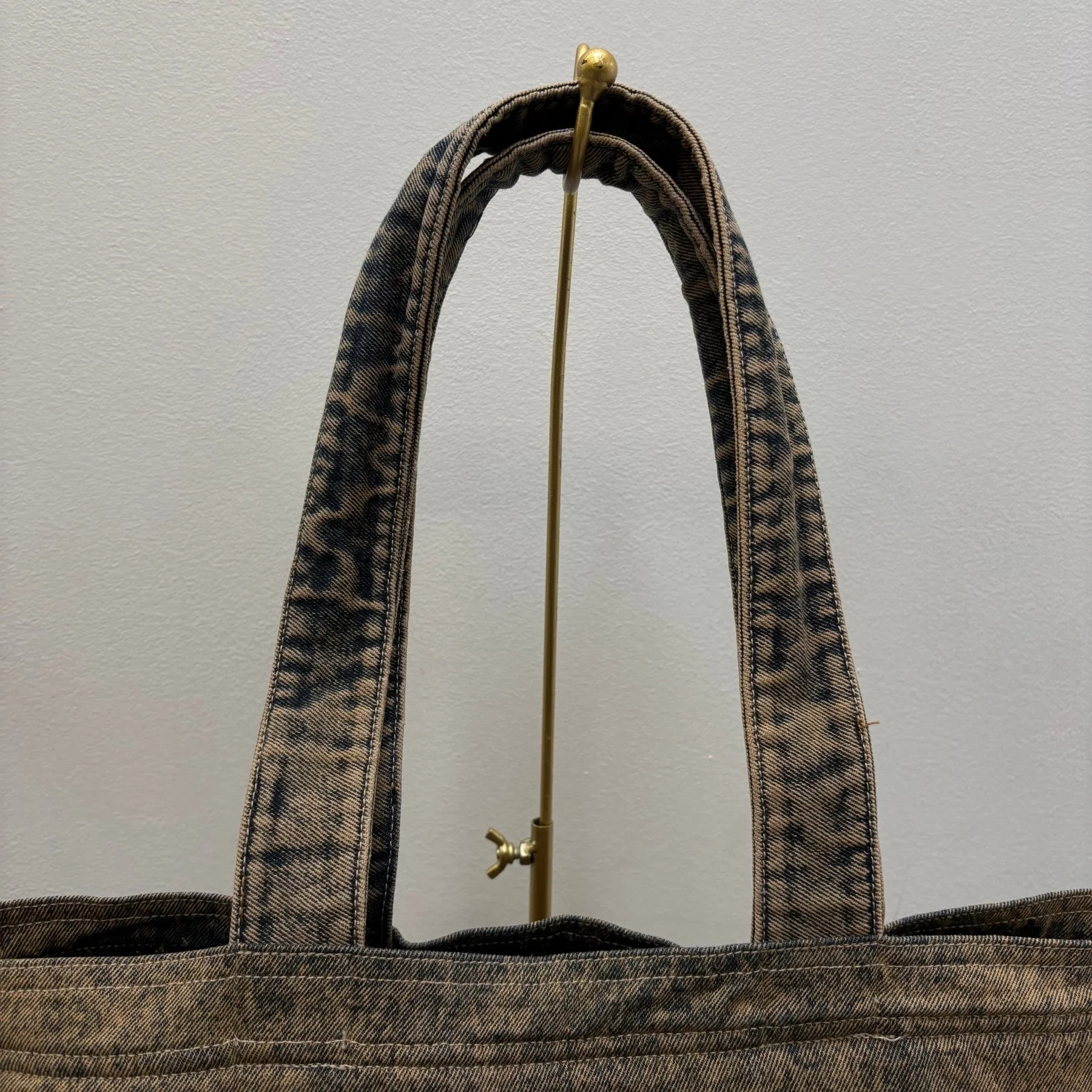 Y/Project Paris’ Best Distressed Denim Tote Bag - Image 11