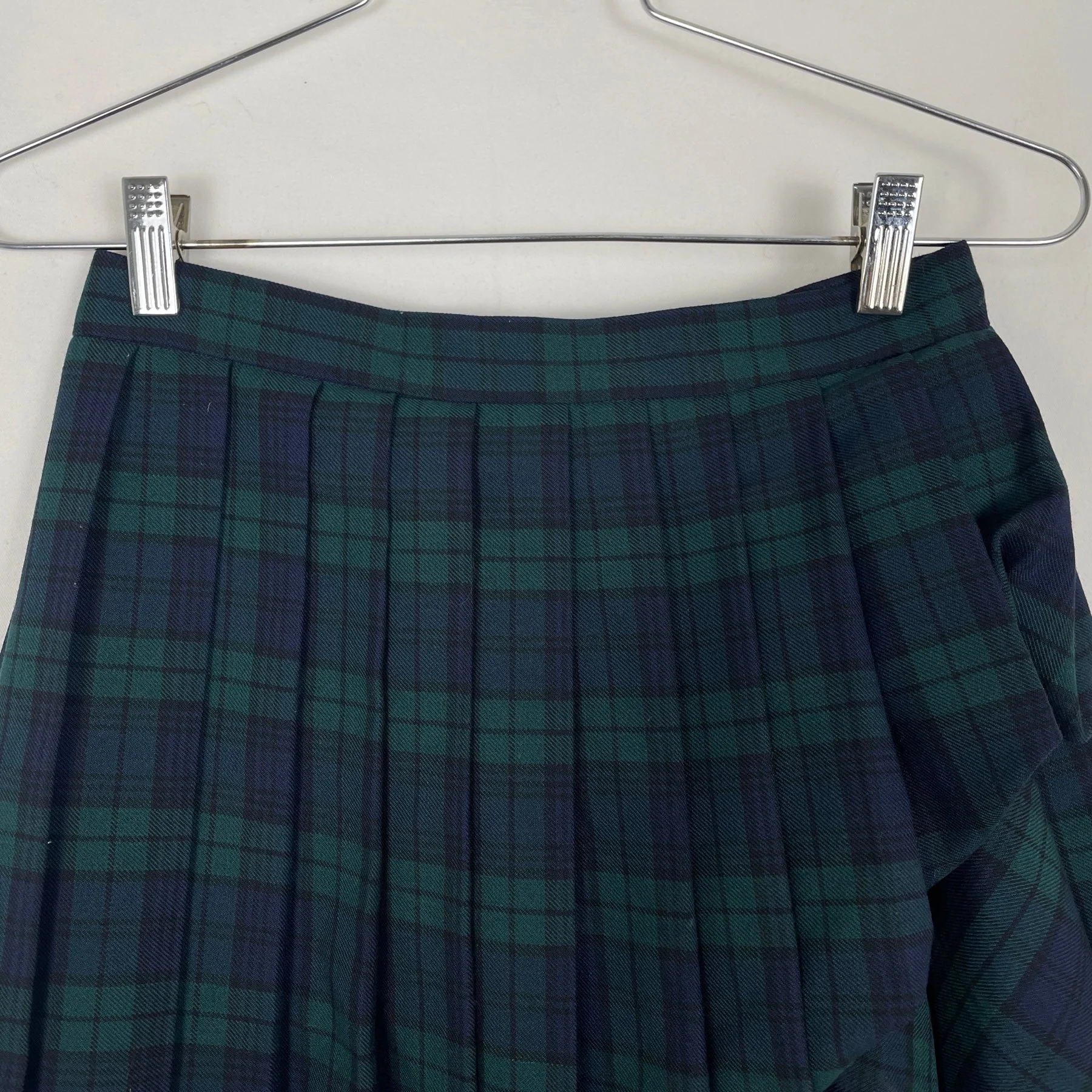 Y/Project Ruffled Pleated Plaid Skirt - Image 3