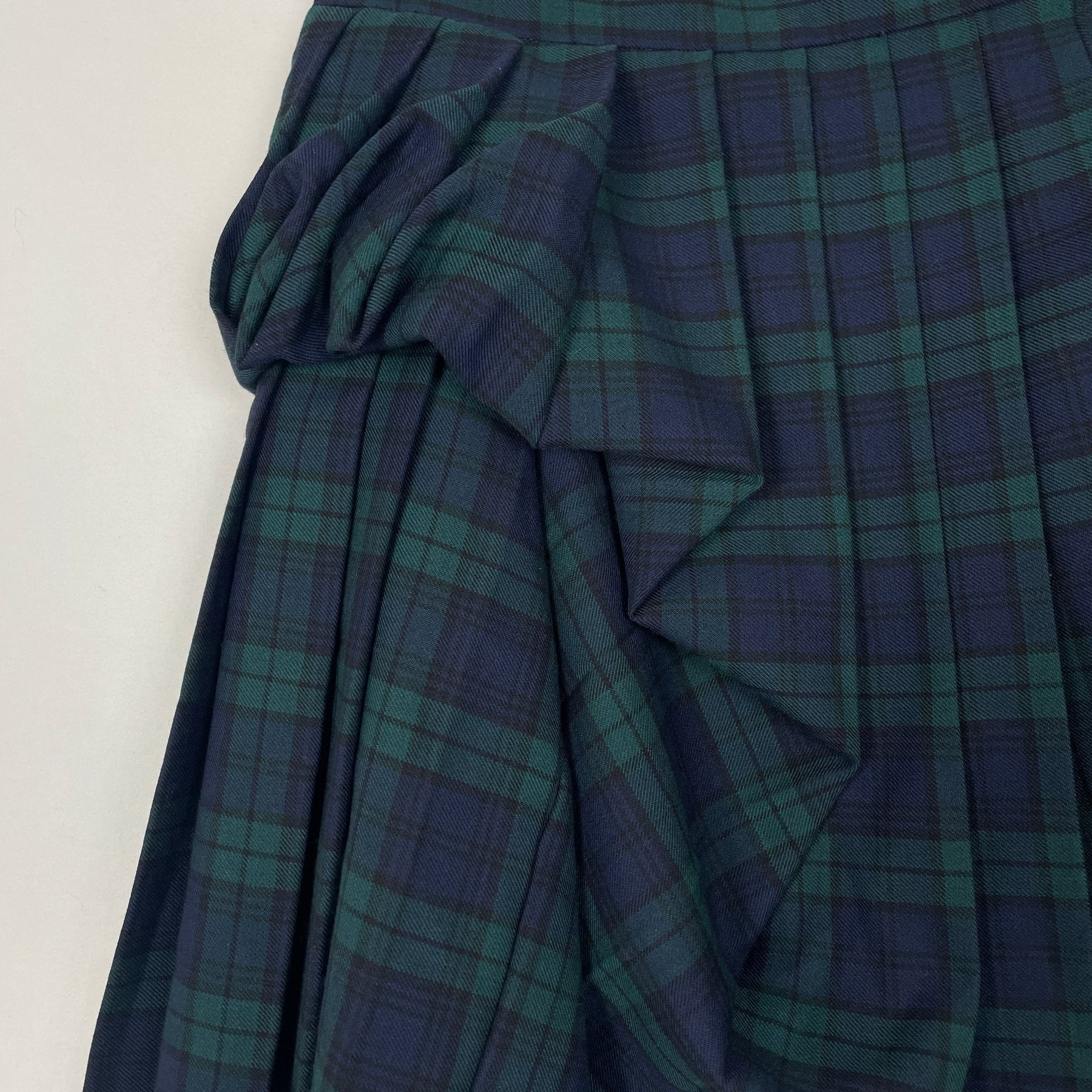 Y/Project Ruffled Pleated Plaid Skirt - Image 6